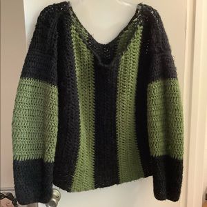 Hand-knit sweater